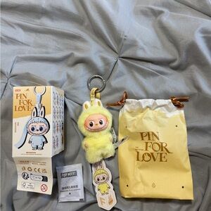 Pop Mart Pin For Love Labubu “F”